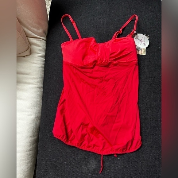 Cache Coeur Maternity Tankini Convertible Wireless Removable Pads S Color-block - Picture 14 of 14